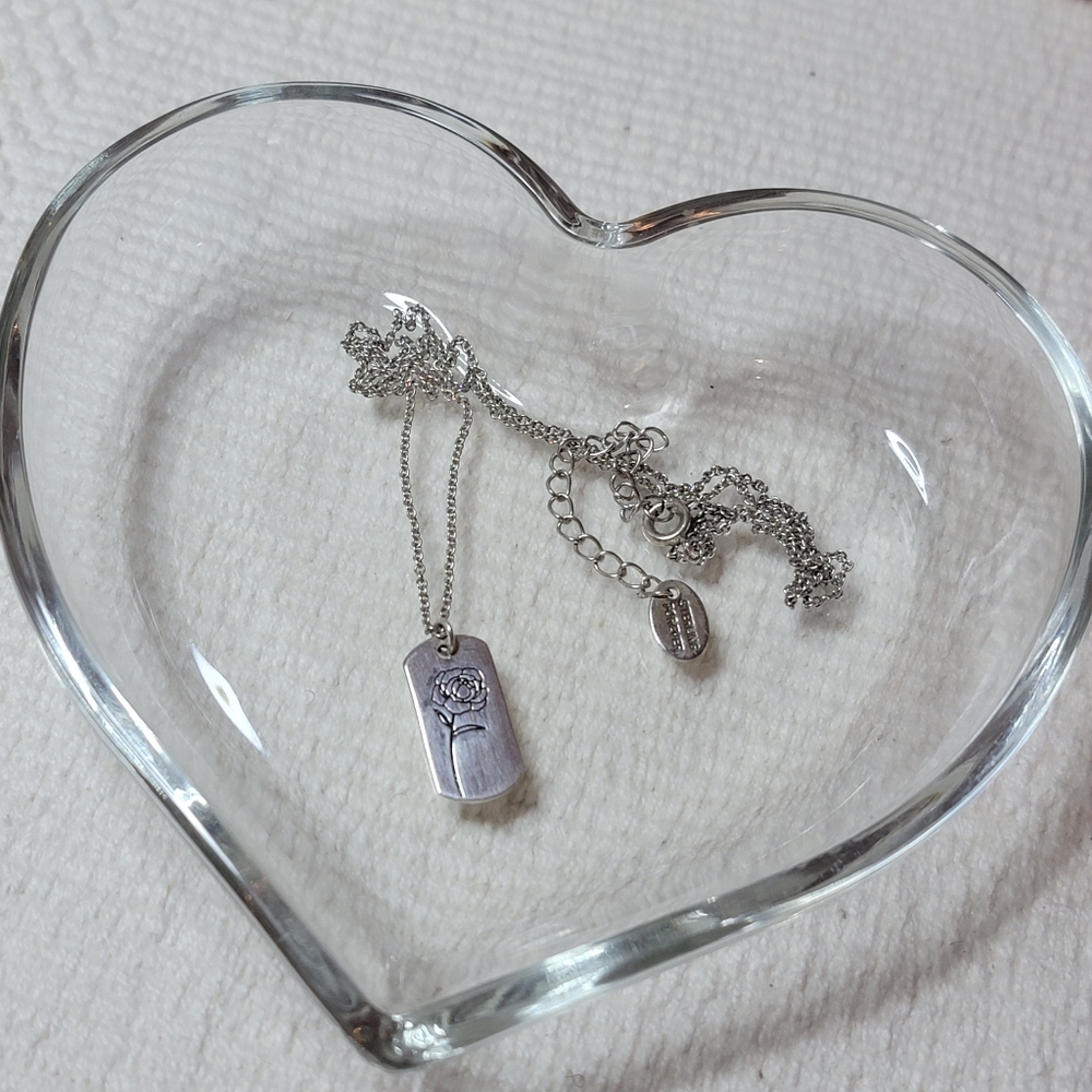 Peony Necklace - Secondary Birth Flower November